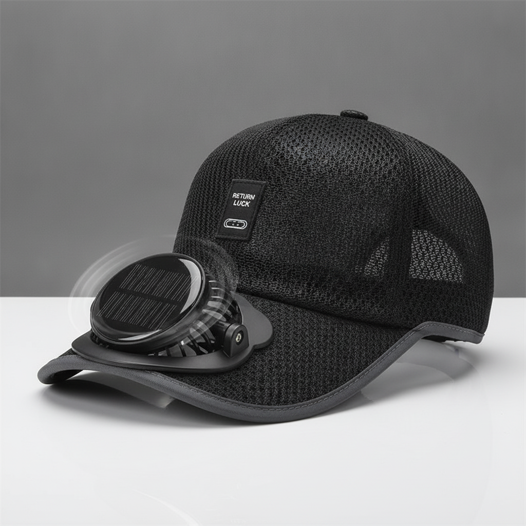 Cooling Solar Fan Cap