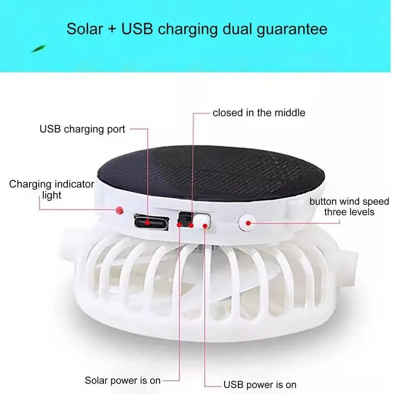 SolarCool USB Rechargeable Cooling Hat